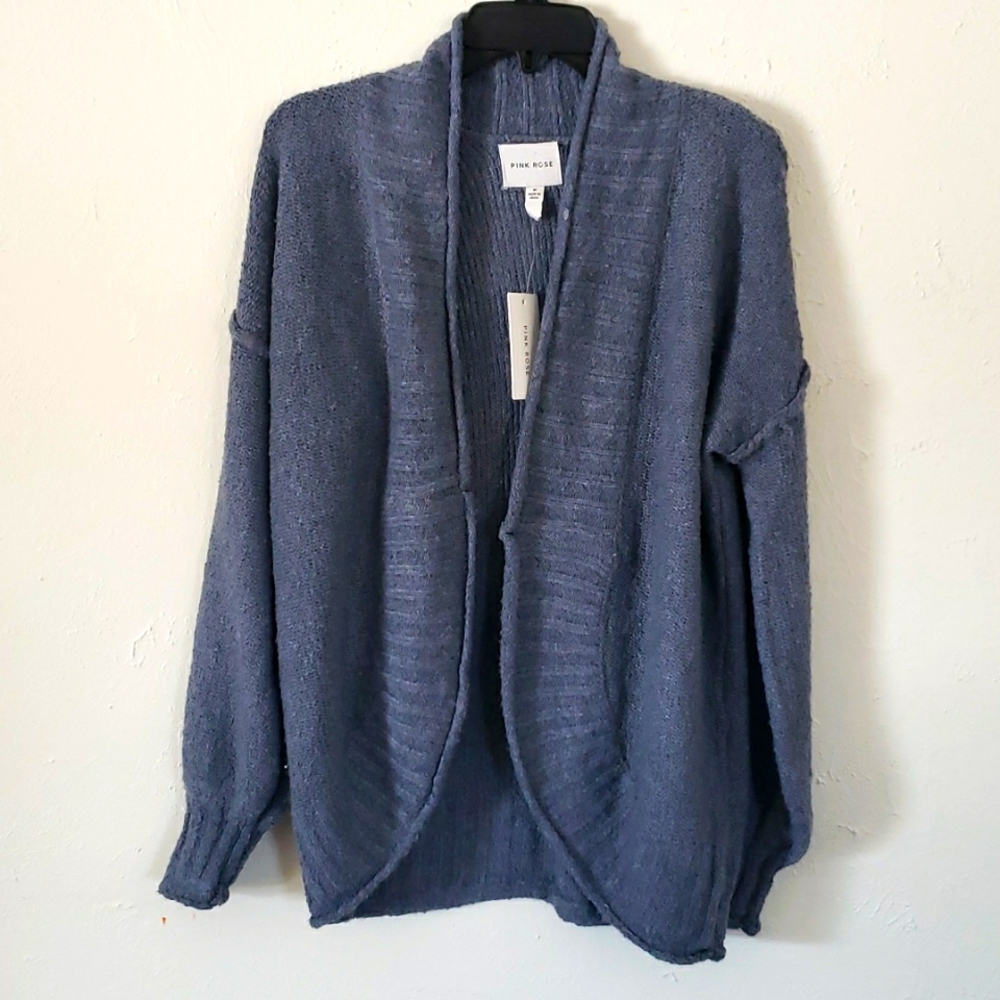 Pink Rose cardigan, new!